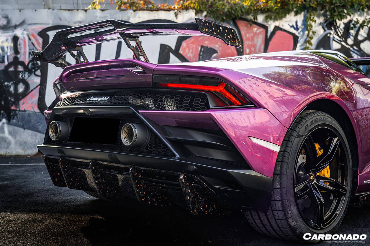 Carbonado 2019-2023 Lamborghini Huracan EVO OD Style Carbon Fiber Rear Diffuser