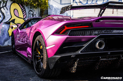 Faldones laterales de fibra de carbono seco estilo Lamborghini Huracan EVO OD Carbonado 2020-2023