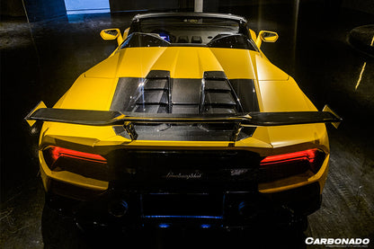 Lamborghini Huracan EVO Spyder Carbonado 2019-2023, estilo OD, con motor de fibra de carbono