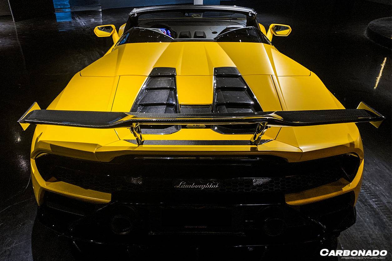 Alerón de fibra de carbono Carbonado 2015-2025 Lamborghini Huracan LP610 LP580 EVO Tecnica OD estilo