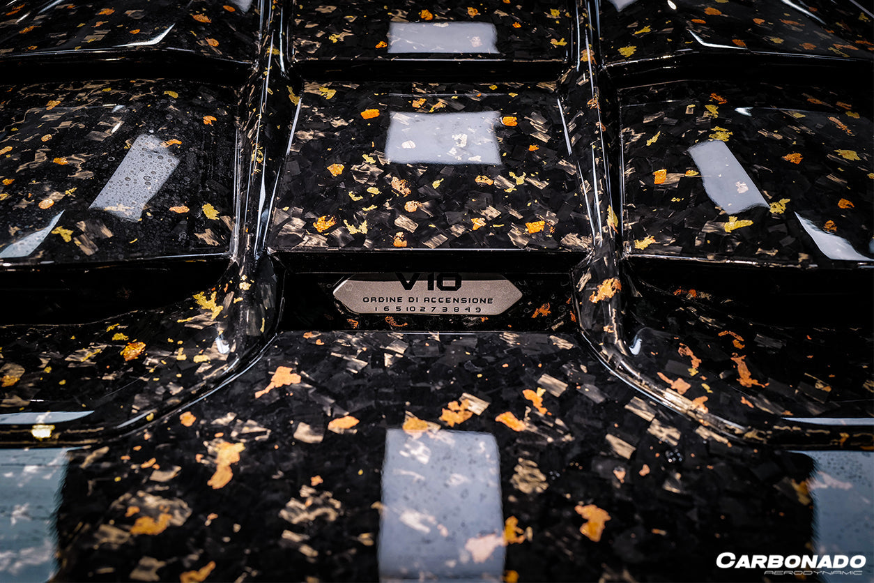 Lamborghini Huracan EVO Spyder Carbonado 2019-2023, estilo OD, con motor de fibra de carbono