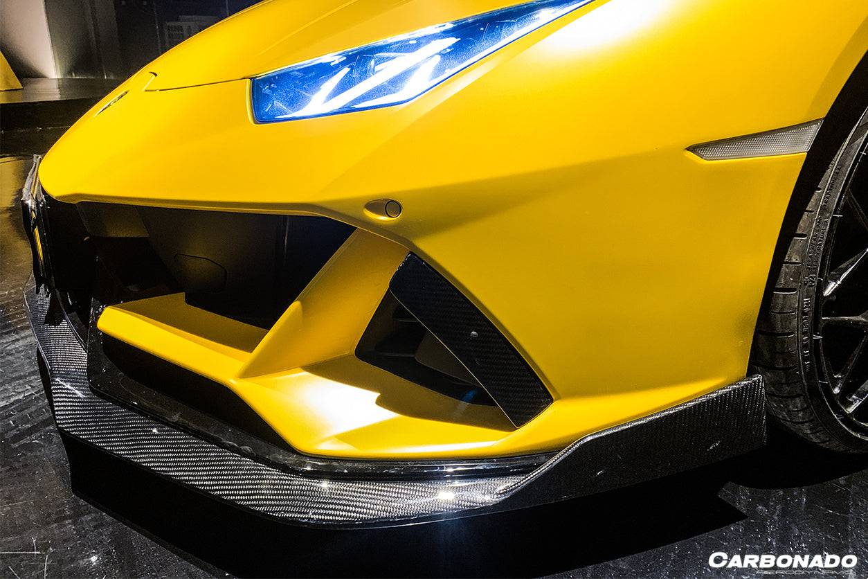 Carbonado OD Style Carbon Fiber Front Lip | 2019-2023 Lamborghini Huracan EVO RWD - 5