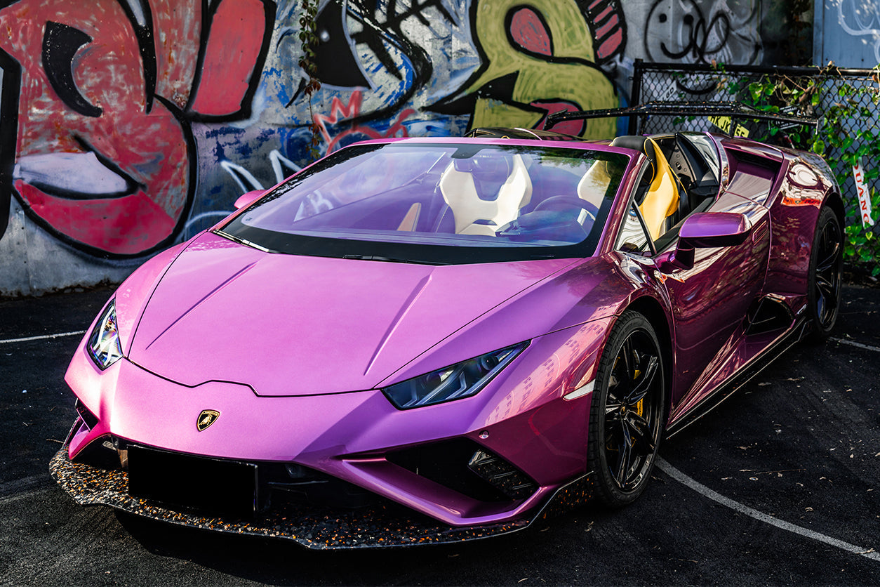 Borde delantero de fibra de carbono estilo Lamborghini Huracan EVO RWD OD (2019-2023)