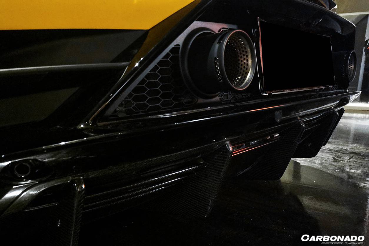 Carbonado 2019-2023 Lamborghini Huracan EVO OD Style Carbon Fiber Rear Diffuser