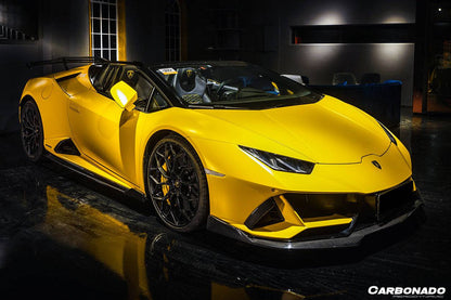 Faldones laterales de fibra de carbono seco estilo Lamborghini Huracan EVO OD Carbonado 2020-2023