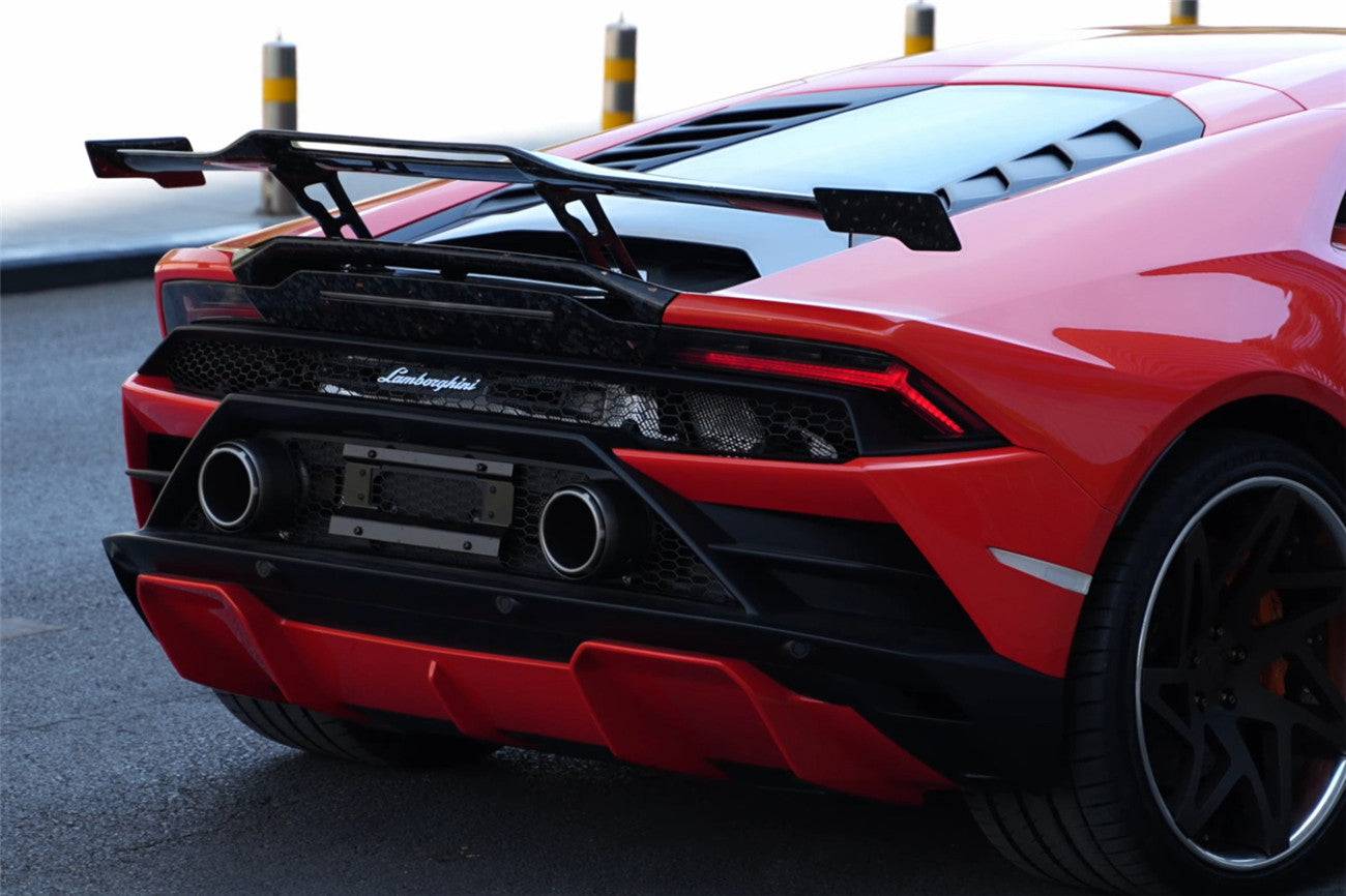 Alerón de fibra de carbono Carbonado 2015-2025 Lamborghini Huracan LP610 LP580 EVO Tecnica OD estilo