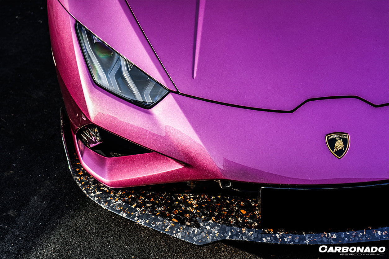 Borde delantero de fibra de carbono estilo Lamborghini Huracan EVO RWD OD (2019-2023)