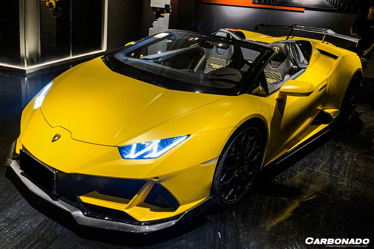 Carbonado OD Style Carbon Fiber Front Lip | 2019-2023 Lamborghini Huracan EVO RWD - 4