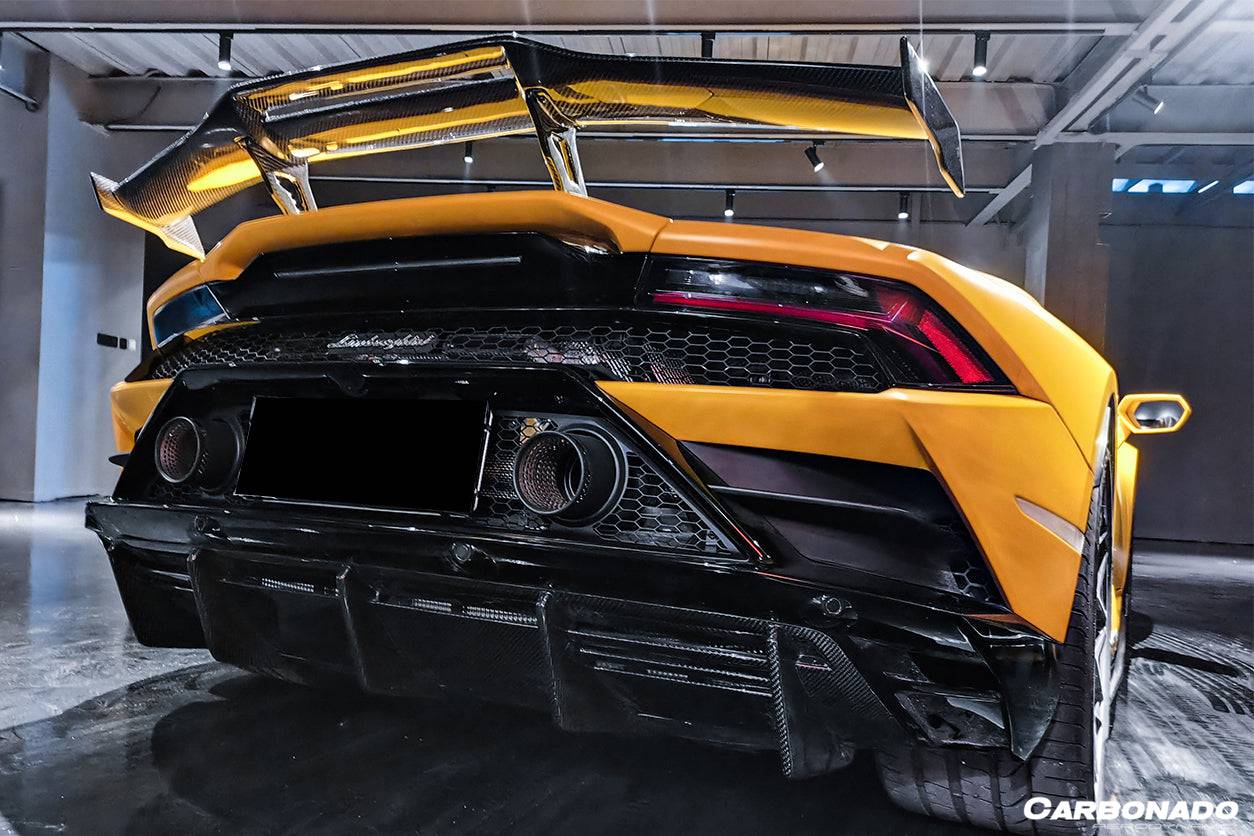 Carbonado 2019-2023 Lamborghini Huracan EVO OD Style Carbon Fiber Rear Diffuser