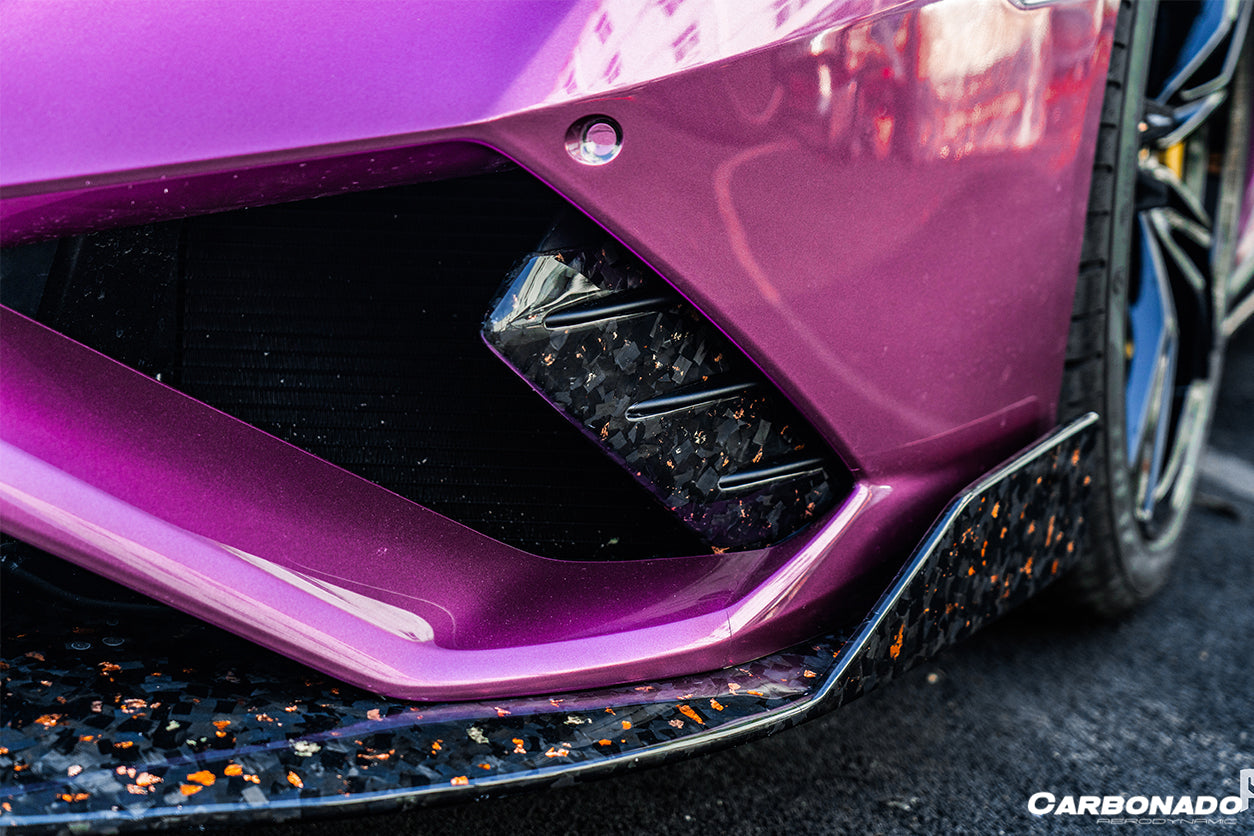 Borde delantero de fibra de carbono estilo Lamborghini Huracan EVO RWD OD (2019-2023)