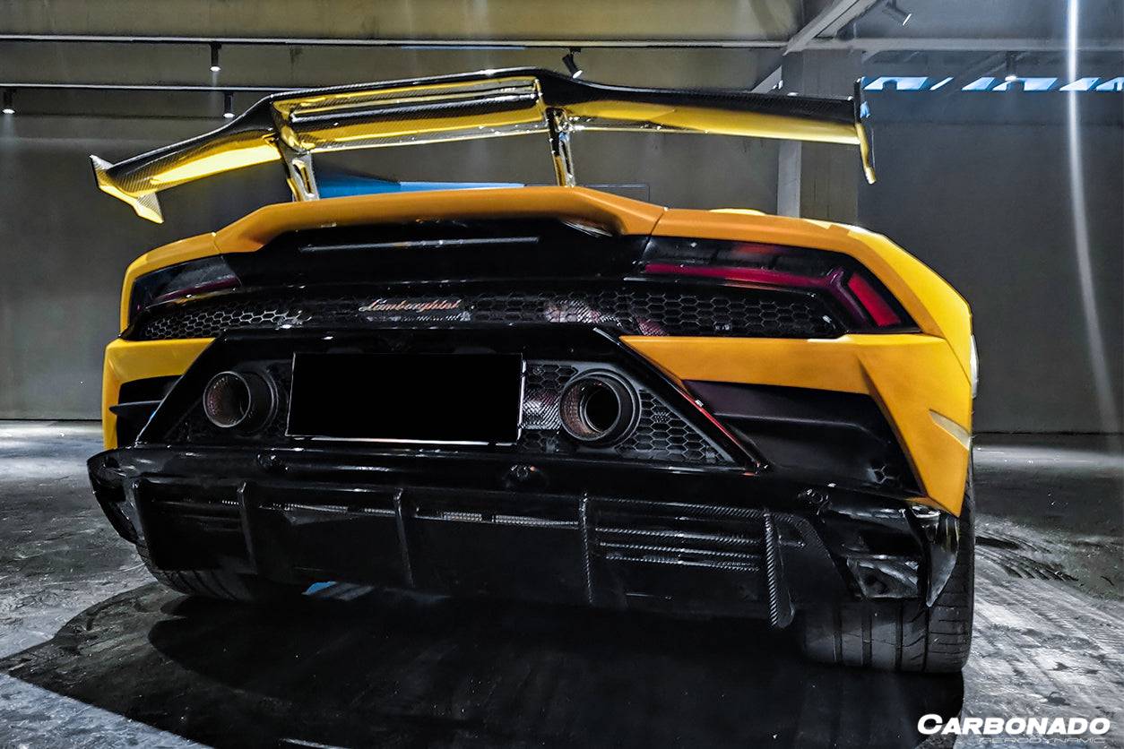 Carbonado 2019-2023 Lamborghini Huracan EVO OD Style Carbon Fiber Rear Diffuser