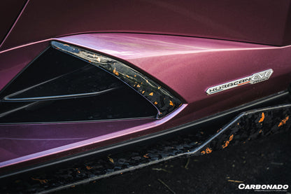 Faldones laterales de fibra de carbono seco estilo Lamborghini Huracan EVO OD Carbonado 2020-2023
