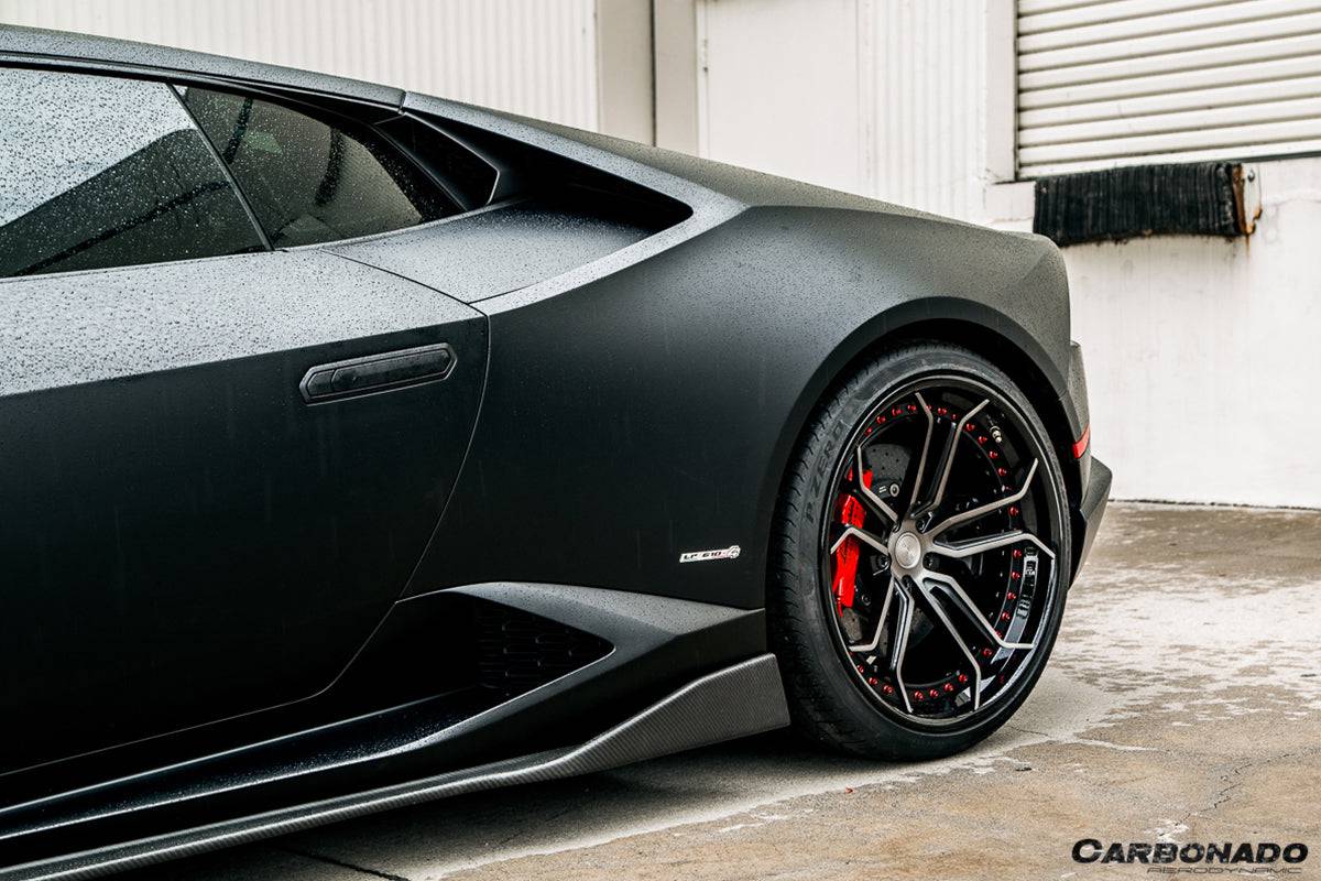 Carbonado 2015-2019 Lamborghini Huracan LP610  LP580 AYP Style Carbon Fiber Side Skirts