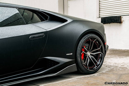 Carbonado 2015-2019 Lamborghini Huracan LP610  LP580 AYP Style Carbon Fiber Side Skirts