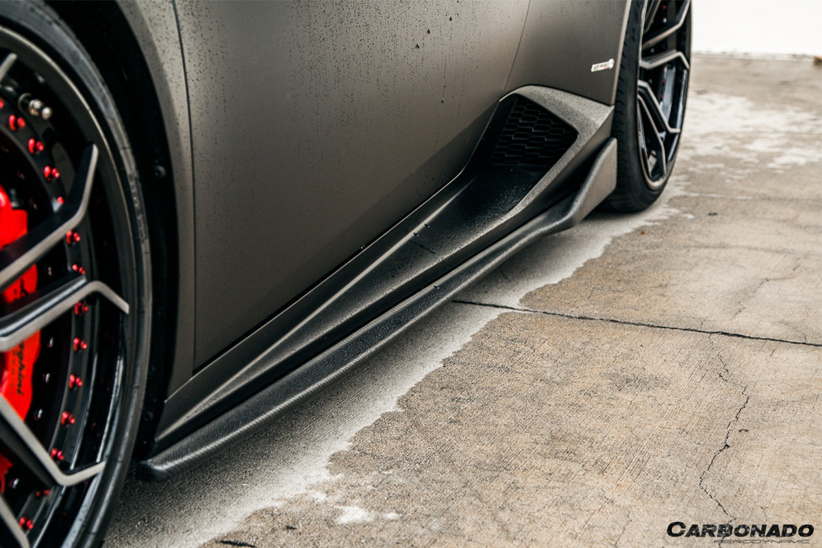Carbonado 2015-2019 Lamborghini Huracan LP610  LP580 AYP Style Carbon Fiber Side Skirts