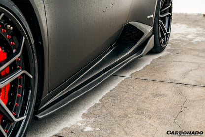 Carbonado 2015-2019 Lamborghini Huracan LP610  LP580 AYP Style Carbon Fiber Side Skirts