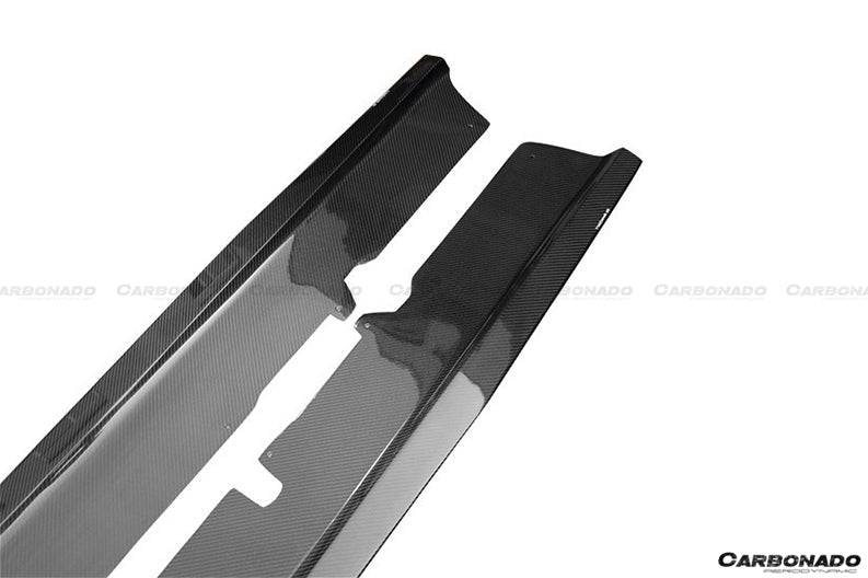 Carbonado 2015-2019 Lamborghini Huracan LP610  LP580 RZS Style Carbon Fiber Side Skirts