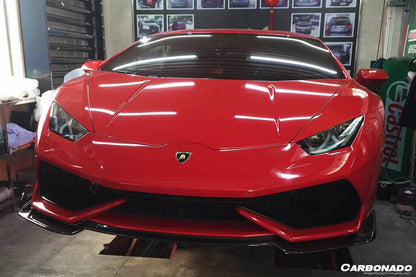 Carbonado 2015-2020 Lamborghini Huracan LP610 RZS Style Carbon Fiber Front Lip