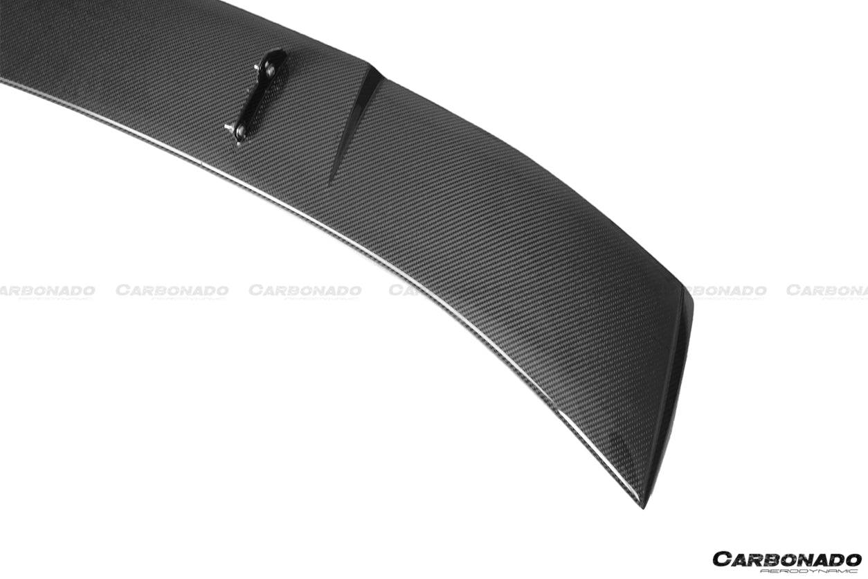 Carbonado 2015-2025 Lamborghini Huracan LP610  LP580  Evo  Tecnica RZS Style Carbon Fiber Trunk Spoiler Wing