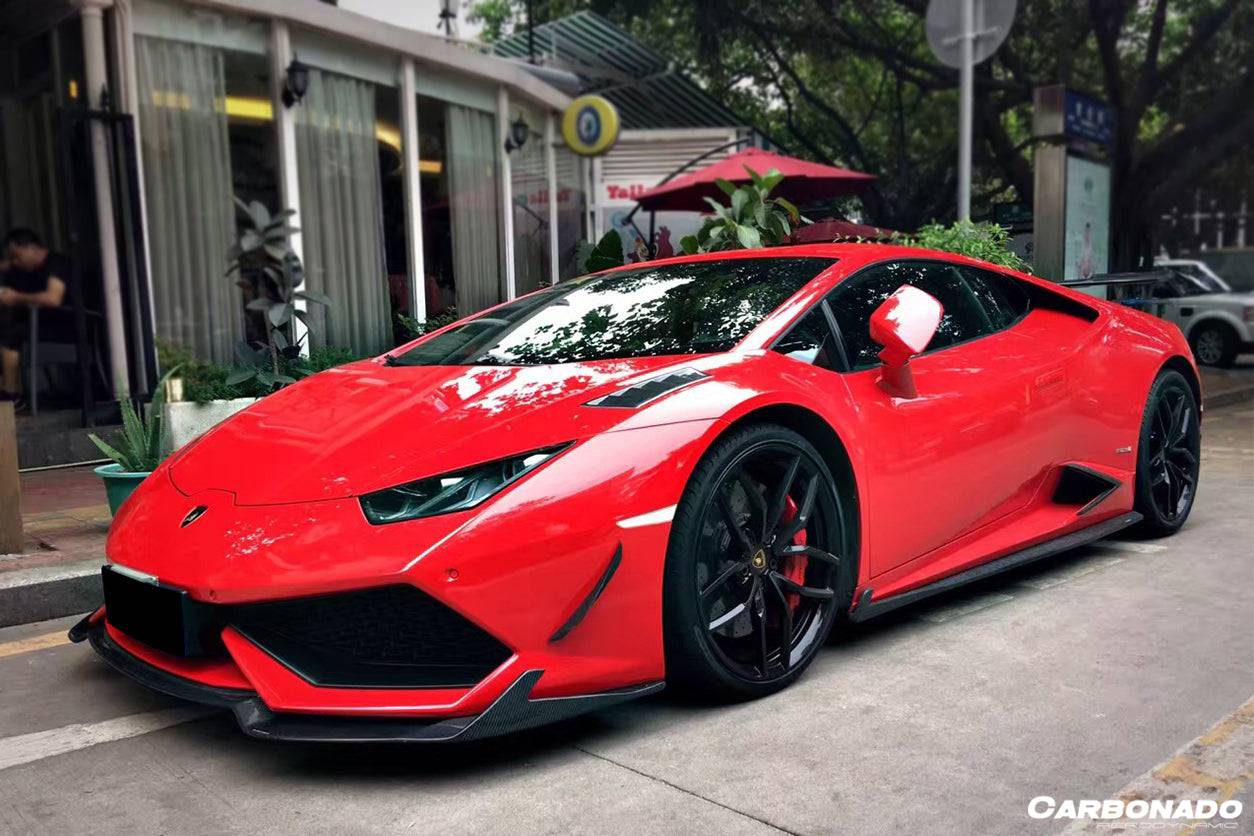 Carbonado 2015-2020 Lamborghini Huracan LP610 RZS Style Carbon Fiber Front Lip