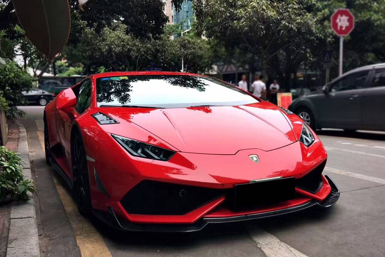Carbonado RZS Style Front Fender Carbon Fiber Vents | 2015-2020 Lamborghini Huracan LP610 LP610