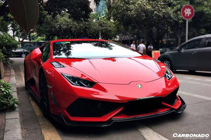 Carbonado 2015-2020 Lamborghini Huracan LP610 RZS Style Carbon Fiber Front Lip