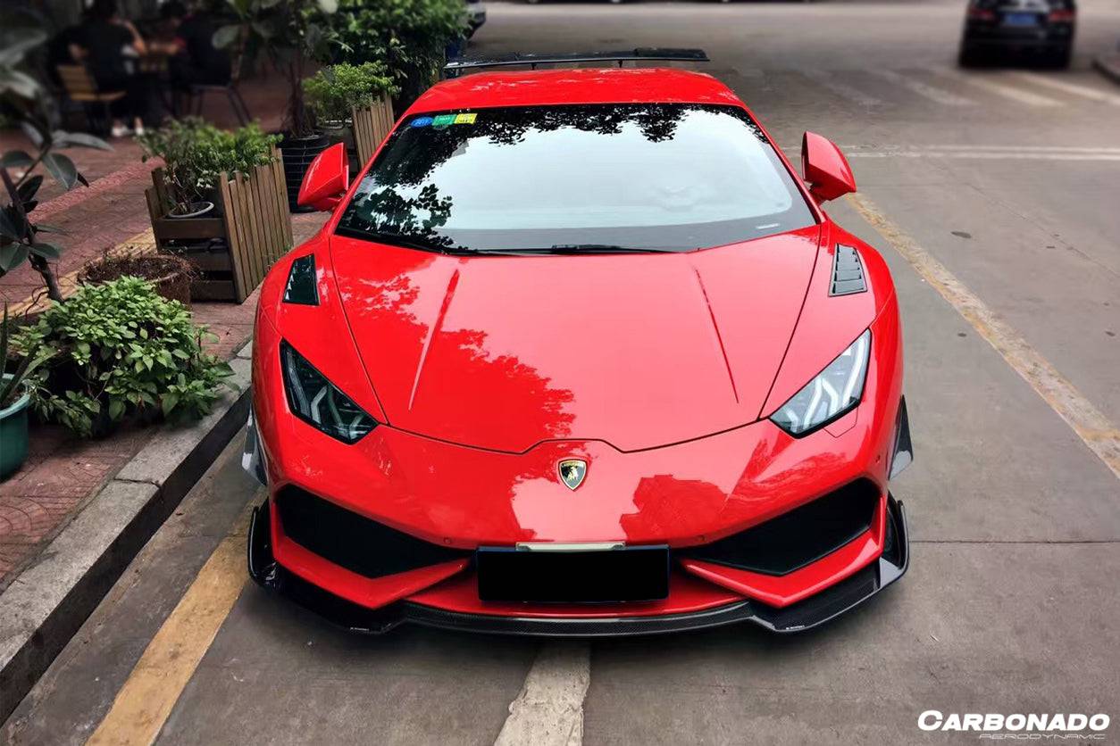Carbonado RZS Style Front Fender Carbon Fiber Vents | 2015-2020 Lamborghini Huracan LP610 LP610