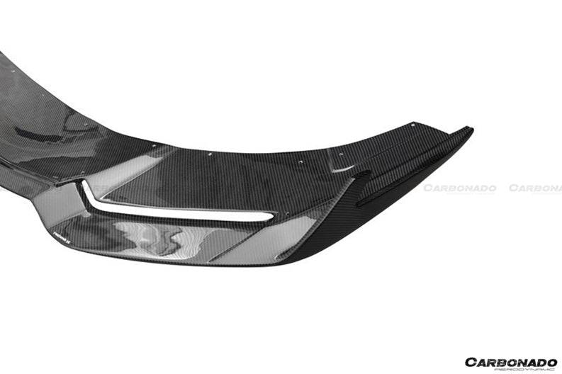 Carbonado 2015-2020 Lamborghini Huracan LP610 RZS Style Carbon Fiber Front Lip