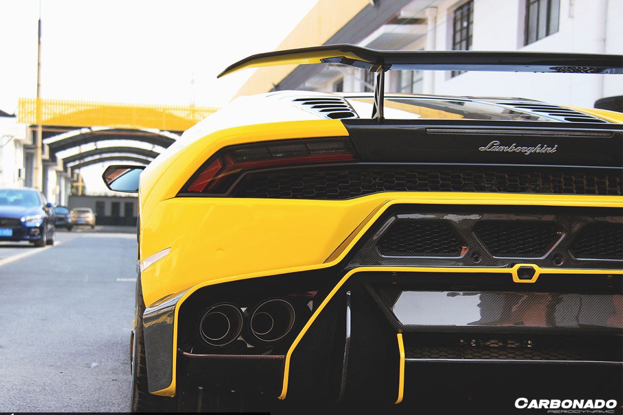 Parrilla trasera de carbono para Lamborghini Huracan LP610 (2015-2020)