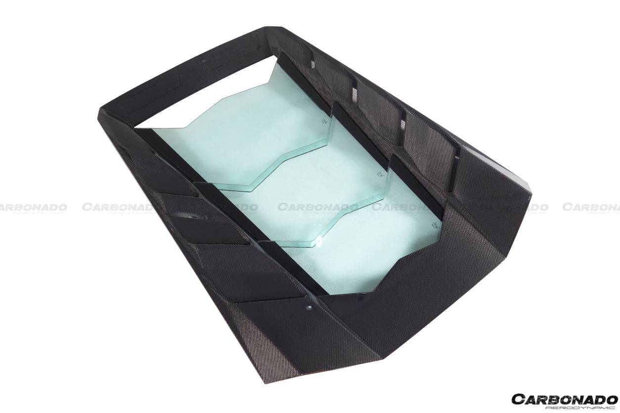 Carbonado 2015-2020 Lamborghini Huracan LP610 LP580 MSY Style Carbon Fiber Rear Engine Trunk