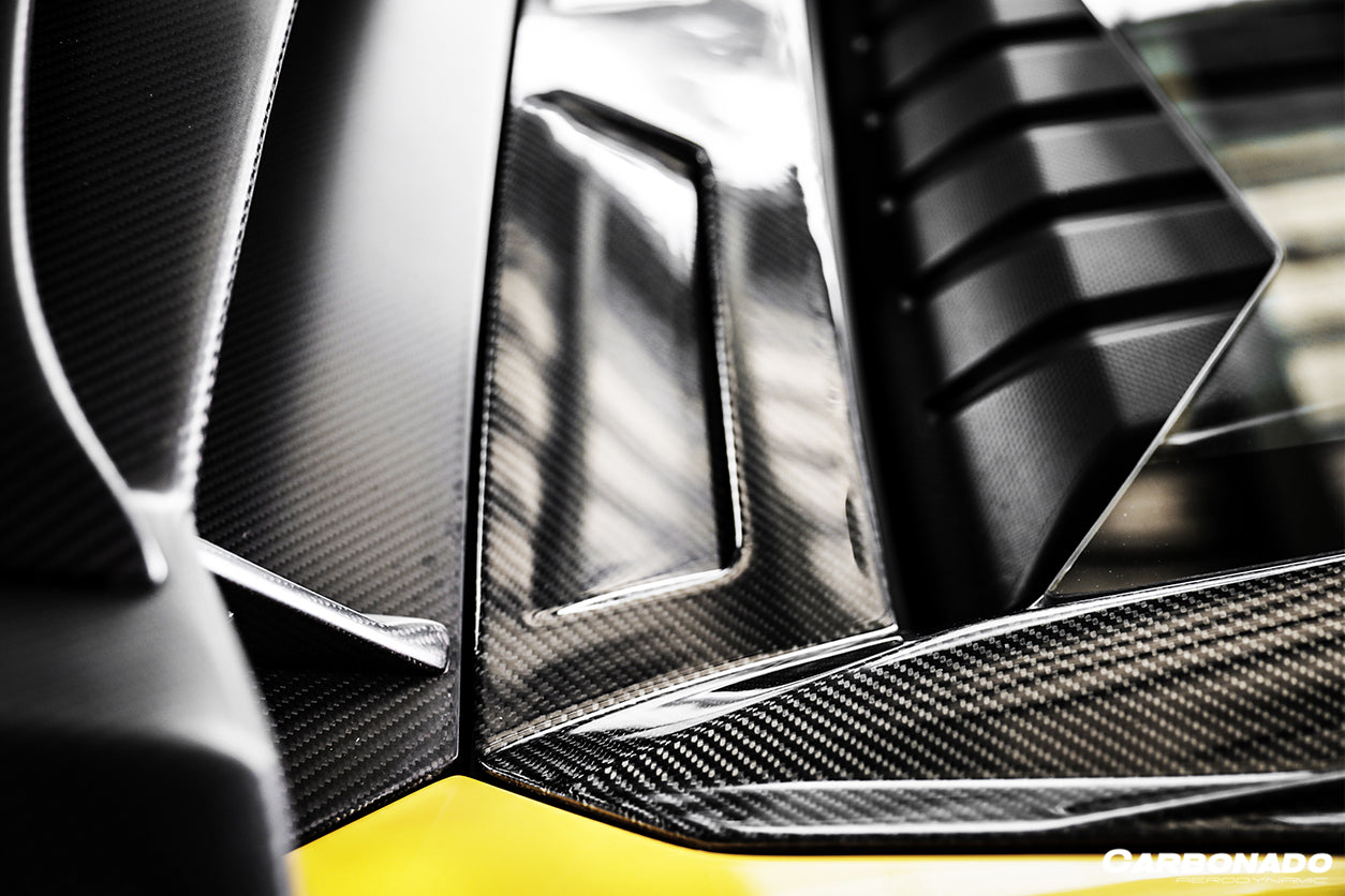 Carbonado 2015-2020 Lamborghini Huracan LP610 LP580 MSY Style Carbon Fiber Rear Engine Trunk
