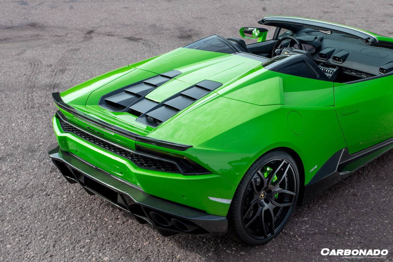 Alerón de maletero de fibra de carbono estilo Lamborghini Huracan LP610 LP580 VT Carbonado 2015-2020