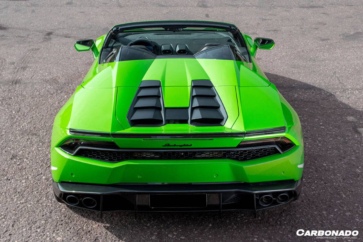 Alerón de maletero de fibra de carbono estilo Lamborghini Huracan LP610 LP580 VT Carbonado 2015-2020