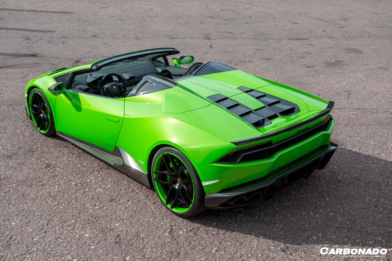 Alerón de maletero de fibra de carbono estilo Lamborghini Huracan LP610 LP580 VT Carbonado 2015-2020