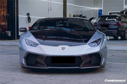 Carbonado 2015-2025 Lamborghini Huracan LP610  LP580  Evo  Tecnica VRS Style Front Bumper