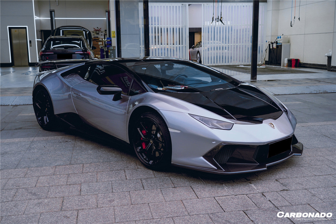 Carbonado 2015-2025 Lamborghini Huracan LP610  LP580  Evo  Tecnica VRS Style Front Bumper