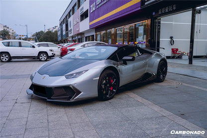 Carbonado 2015-2025 Lamborghini Huracan LP610  LP580  Evo  Tecnica VRS Style Front Bumper