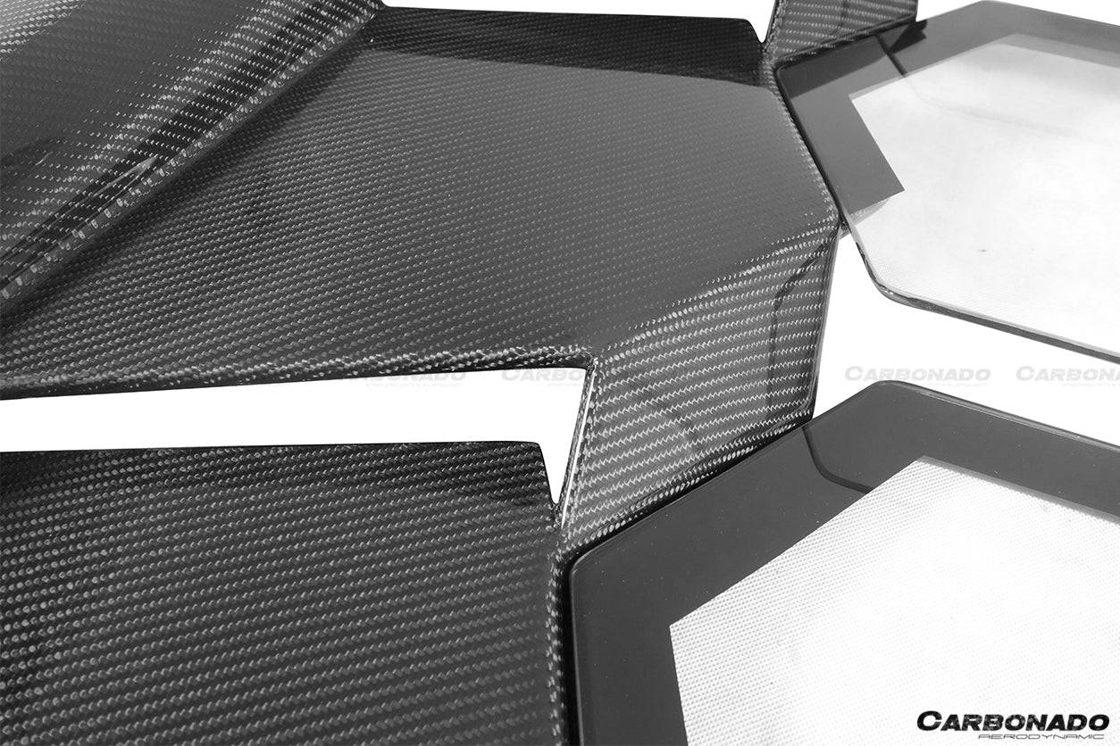 Carbonado 2001-2010 Lamborghini Murcielago LP640  LP670 SV Style Carbon Fiber Engine Trunk