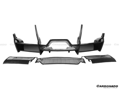 Alerón de parachoques trasero estilo Lamborghini Murcielago SV Carbonado 2001-2010