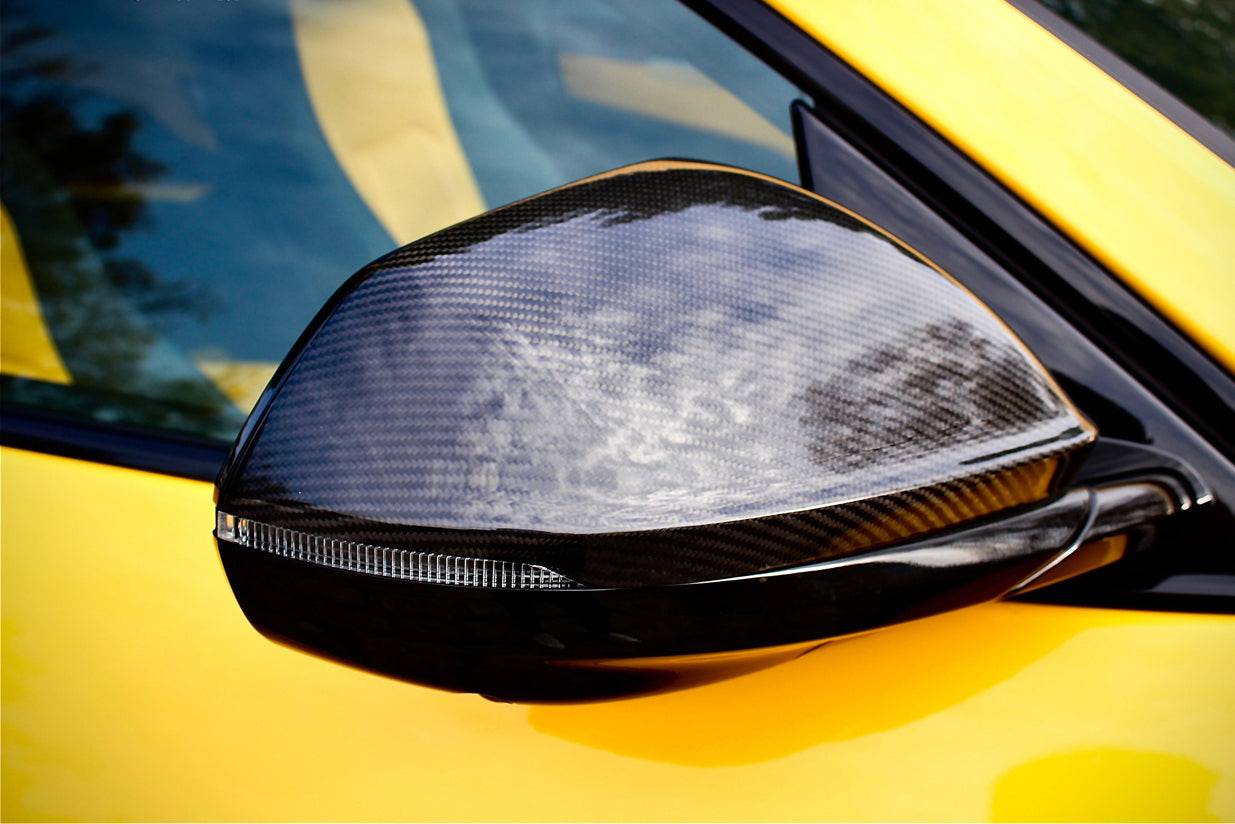 Reemplazo de la carcasa del espejo de fibra de carbono seco estilo Lamborghini URUS TC Carbonado 2018-2023