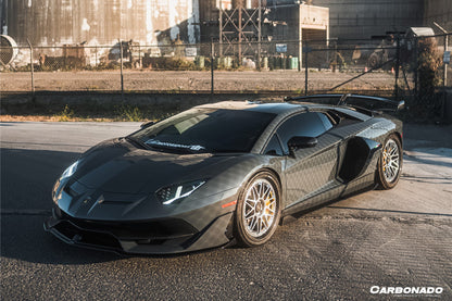 Carbonado 2011-2021 Lamborghini Aventador LP700 LP740 LP750 Coupe Roadster SVJ Style Part Dry Carbon Fiber Side Skirts