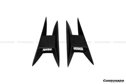 Carbonado BKSS Style Side Skirts Caps Cover | 2004-2014 Lamborghini Gallardo