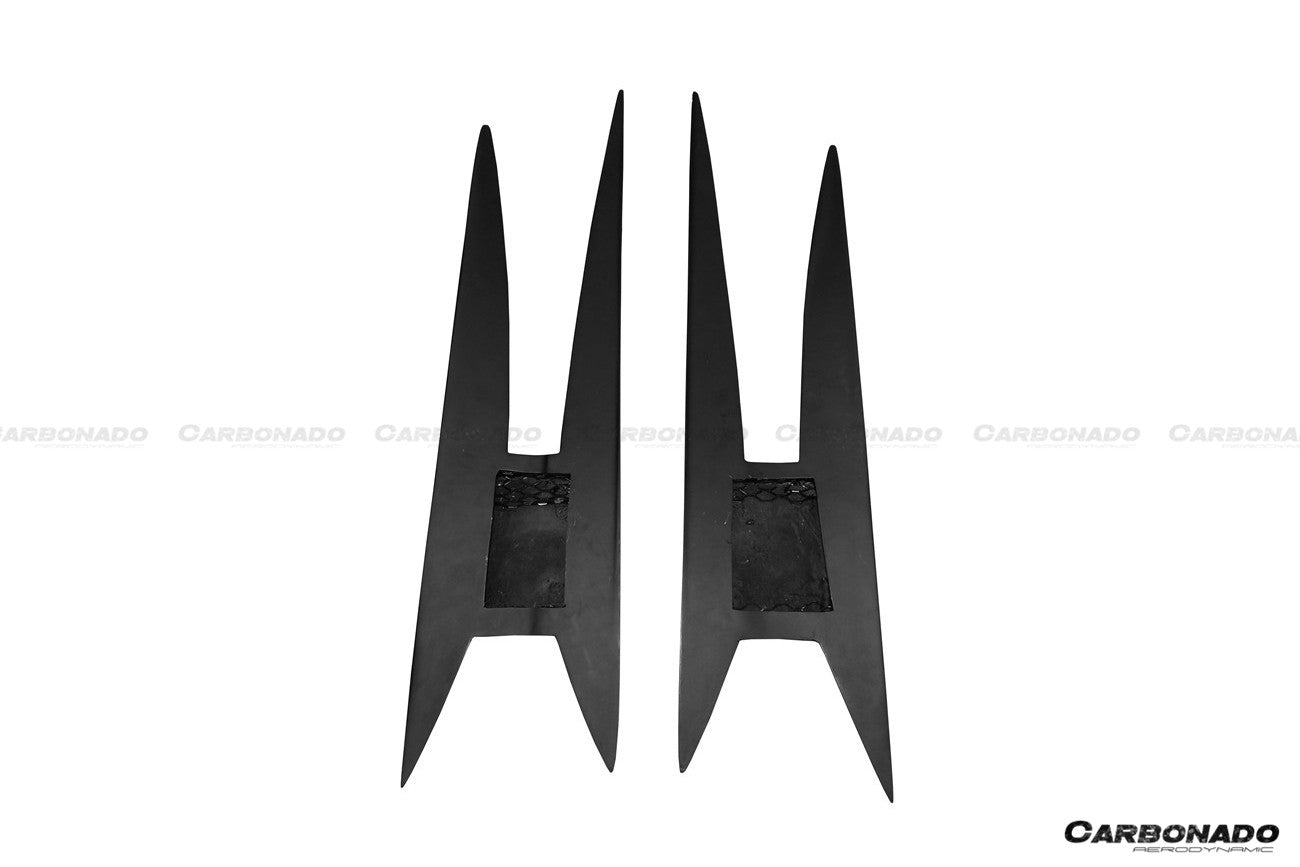 Carbonado BKSS Style Side Skirts Caps Cover | 2004-2014 Lamborghini Gallardo