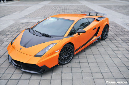 Carbonado BKSS Style Side Skirts Caps Cover | 2004-2014 Lamborghini Gallardo