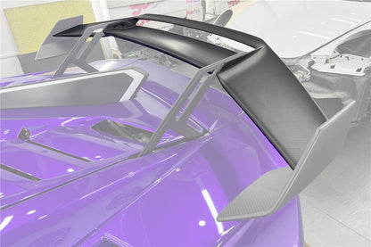 Carbonado 2021-2024 Lamborghini Huracan STO Dry Carbon Fiber Trunk Wing plate