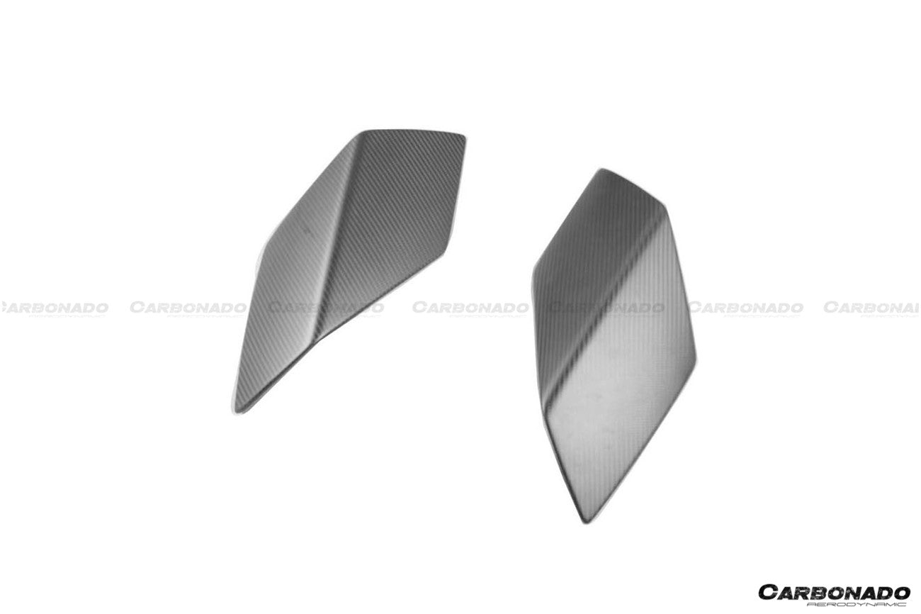 Carbonado 2021-2024 Lamborghini Huracan STO Dry Carbon Fiber Trunk Spoiler Side Winglets