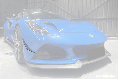 Carbonado 2021-2024 Lotus Emira OD Style Dry Carbon Fiber Front Bumper Canards
