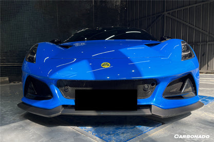 Carbonado 2021-2024 Lotus Emira OD Style Dry Carbon Fiber Front Lip Splitter