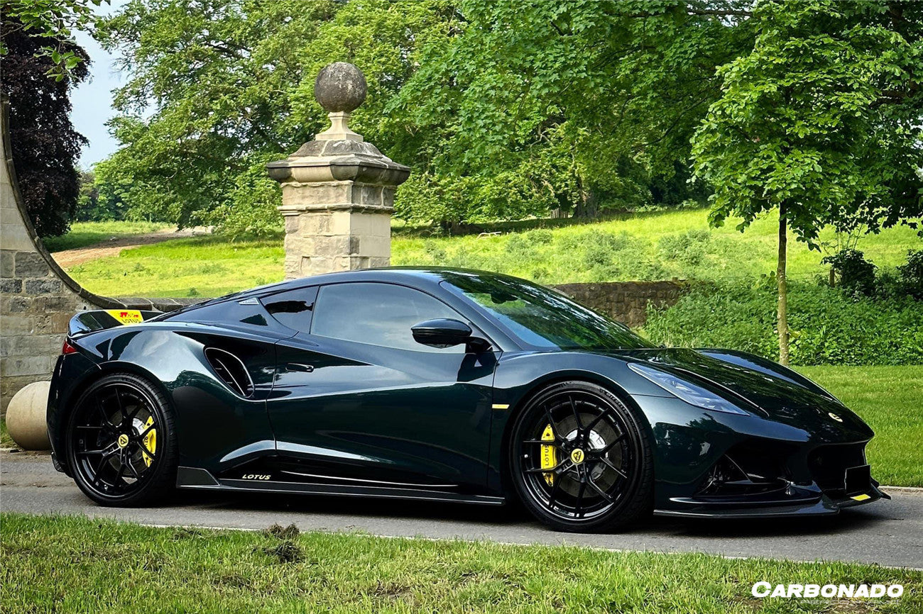 Carbonado 2021-2024 Lotus Emira OD Style Dry Carbon Fiber Quarter Panel Side Scoopes