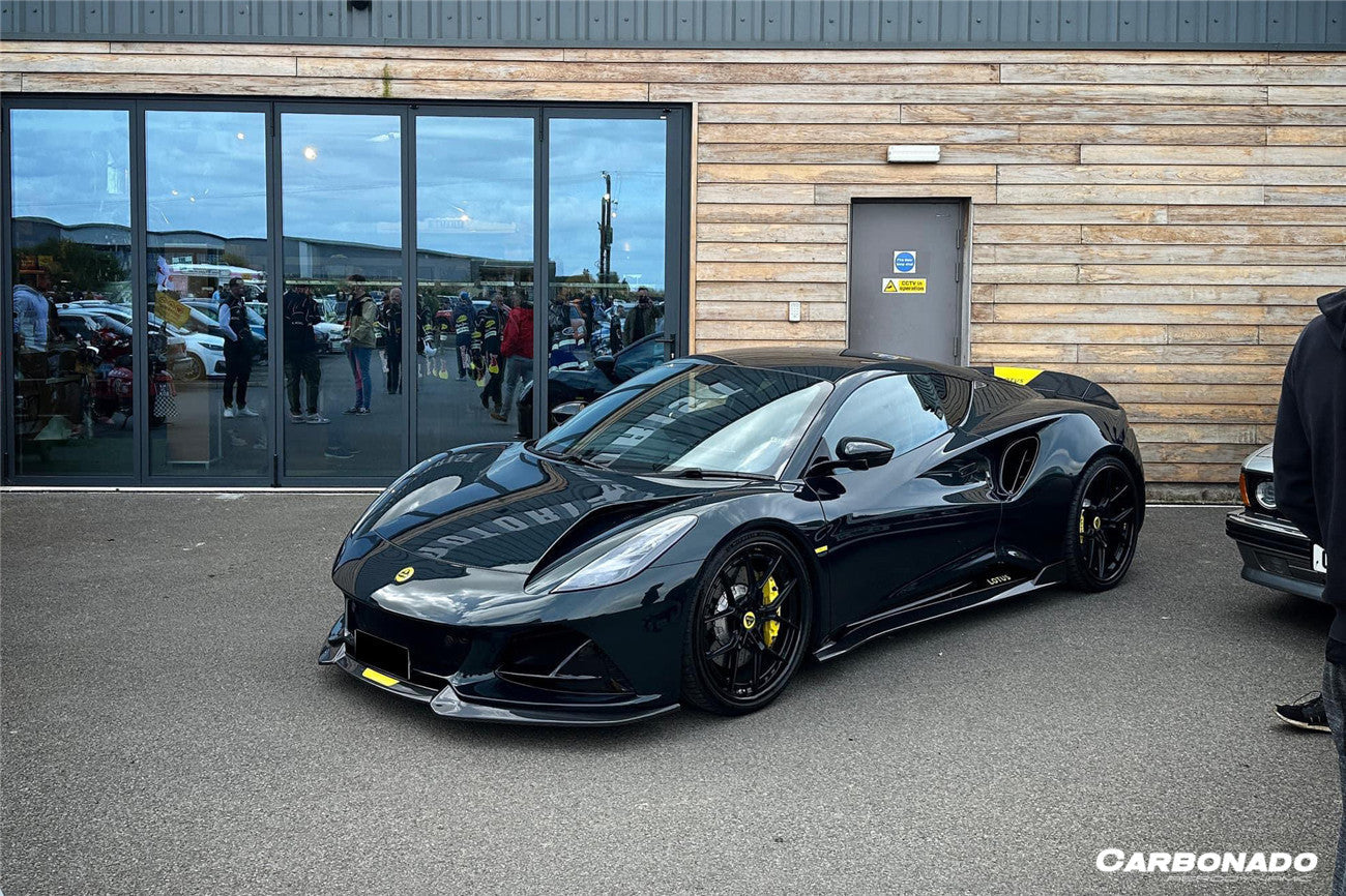 Carbonado 2021-2024 Lotus Emira OD Style Dry Carbon Fiber Front Lip Splitter